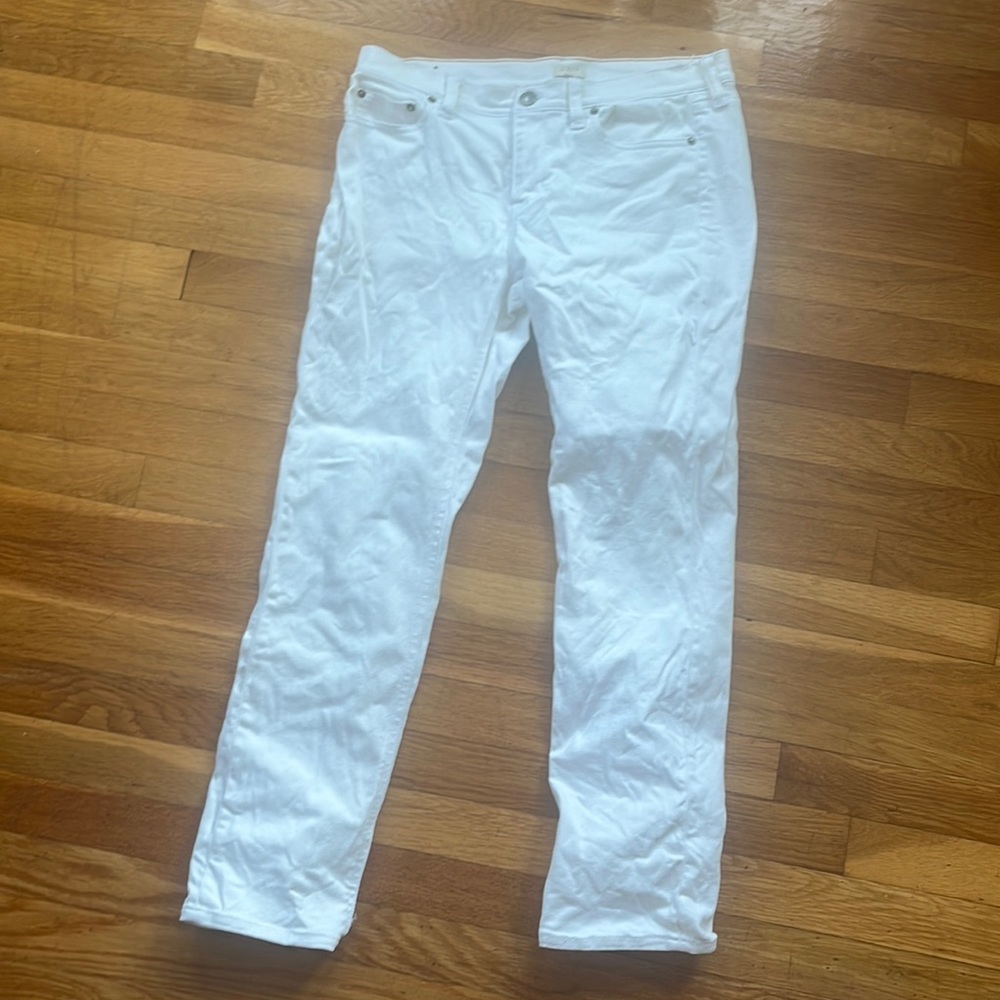 JCrew White Jeans